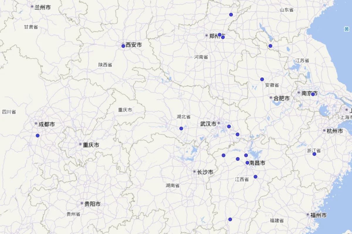 江西诗派分布图