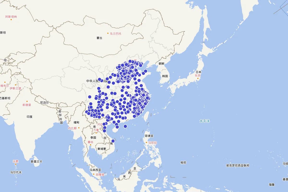 国图藏《文渊阁书目》清抄本方志文献分布（新志类）