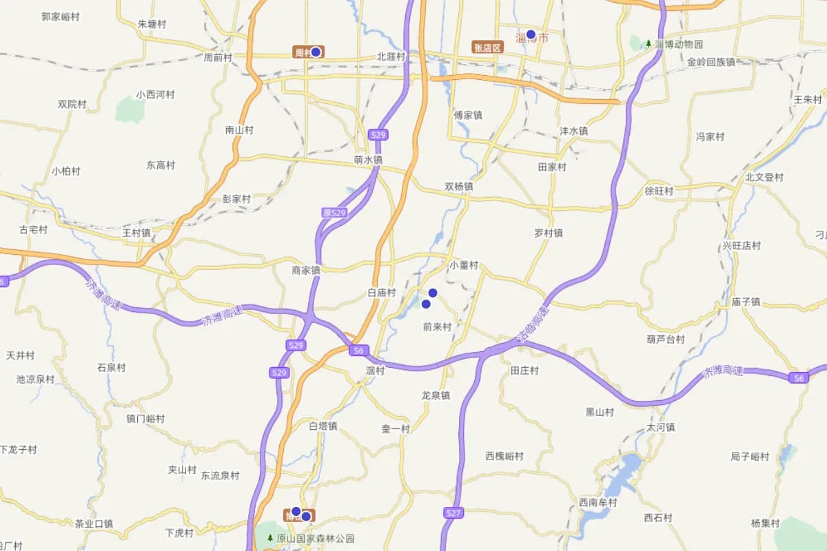 山东省淄博古建筑及名人遗迹