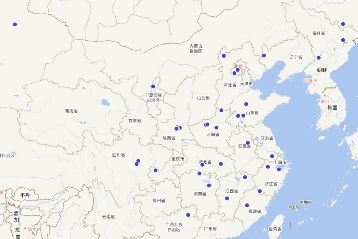 国家考古遗址公园分布图