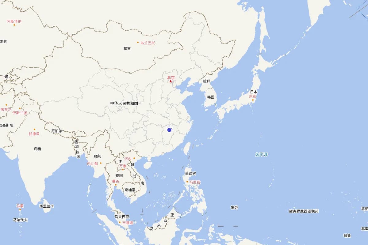 南昌熊姓氏族区域分布图