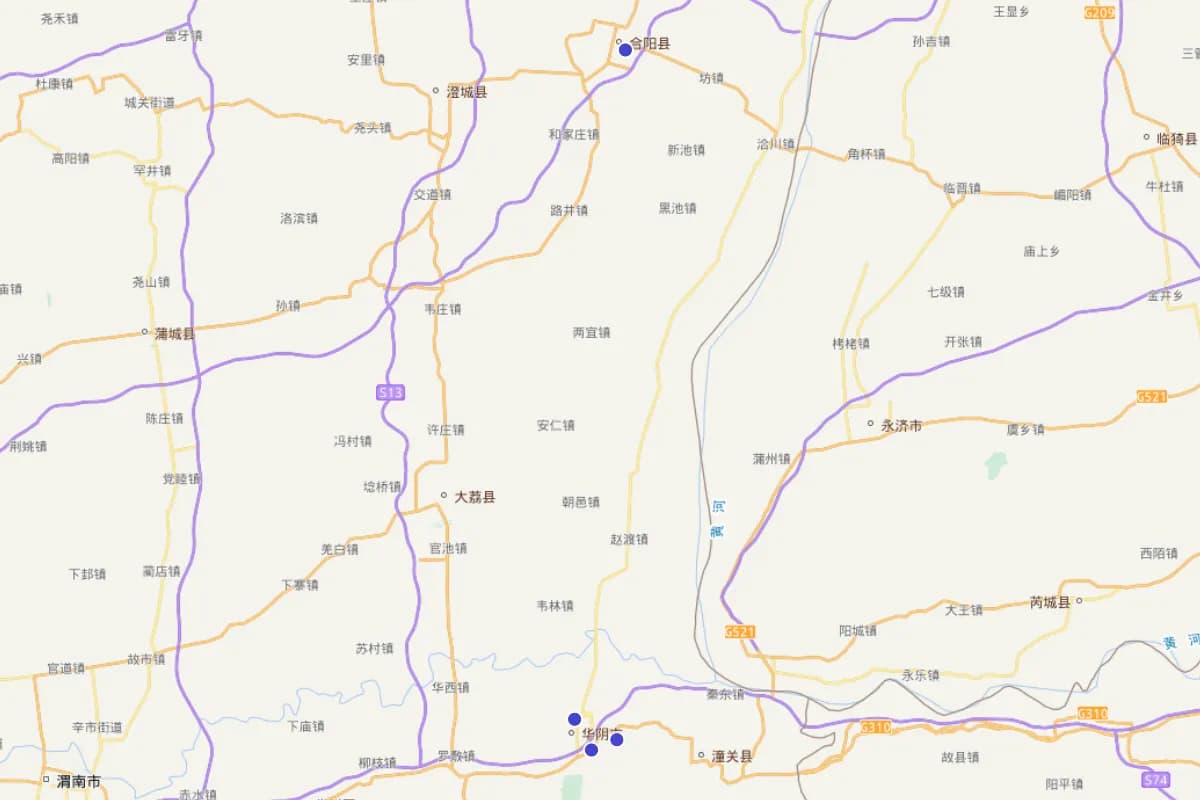 陕西省华阴市道路交通立功人物分布