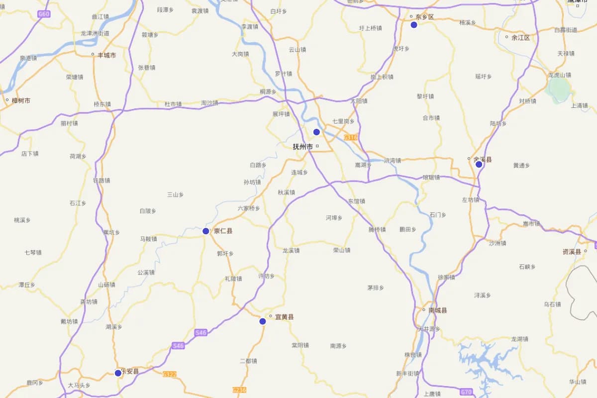 明代抚州府科举名录定位查询（来源：哈佛大学CBDB数据）