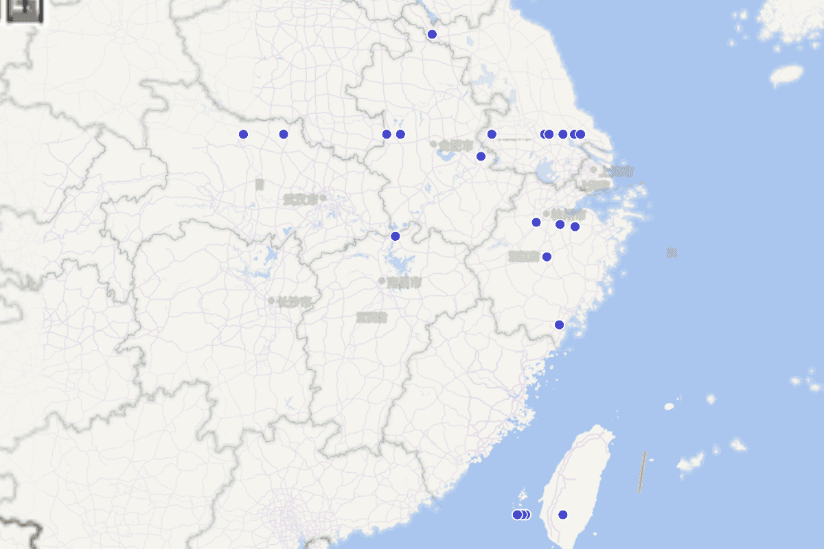 谢灵运交游分布图