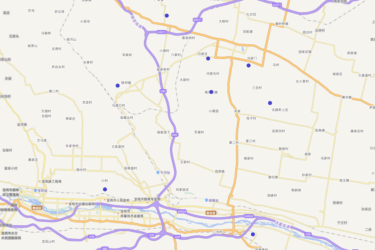 秦雍城祭祀部分分布（自用测试）