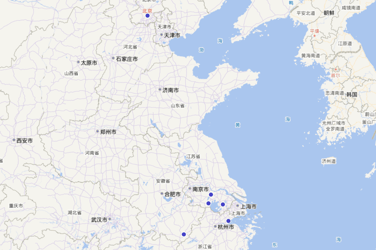 张惠言交游分布图