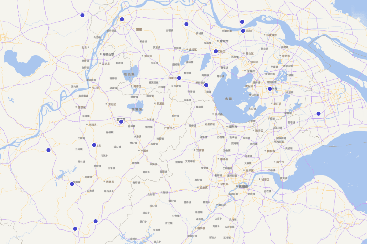 南中王门籍贯分布图