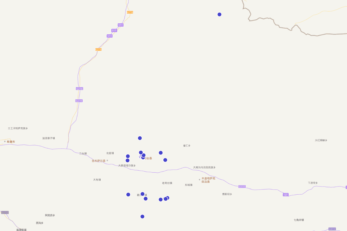 新疆奇台县志所载学堂分布