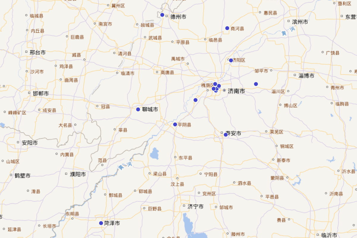 济南曲艺分布图