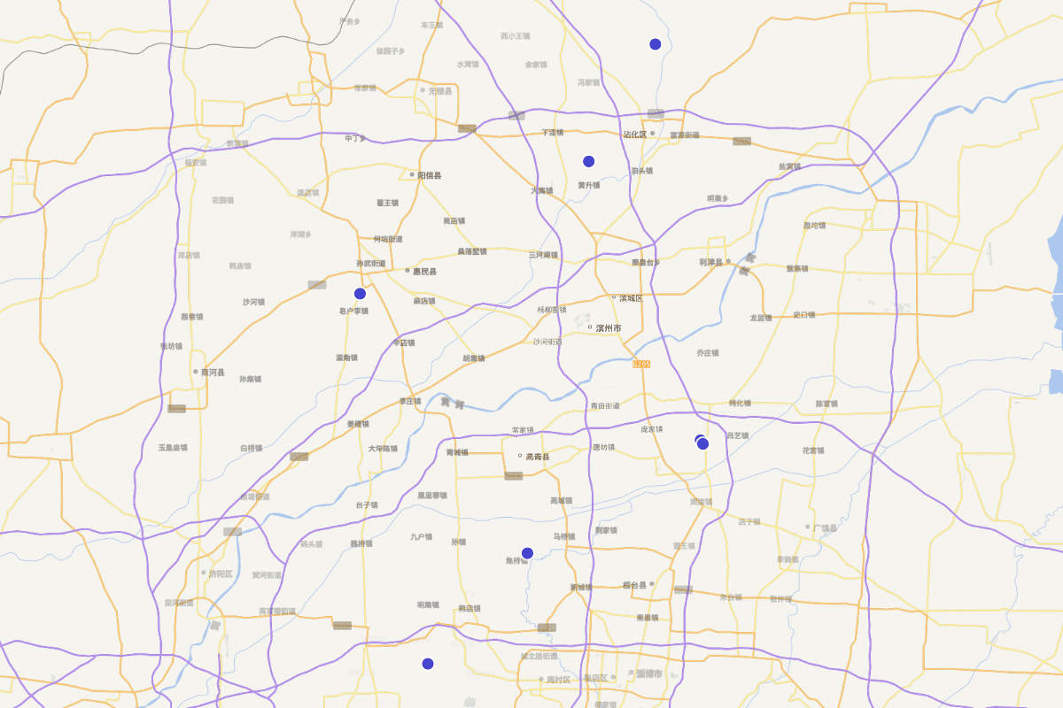 《滨州文化通览》“历代碑刻”分布图