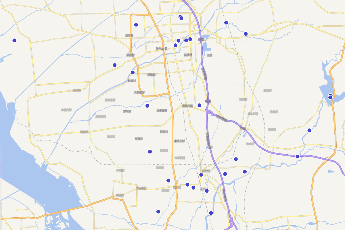 《滕州文化志》古代文物名胜分布图