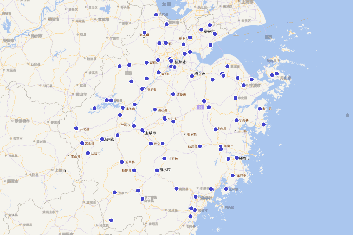 《全宋诗》涉浙江诗歌定位查询