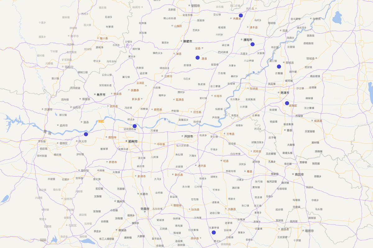 晋楚城濮之战示意图（公元前632年）