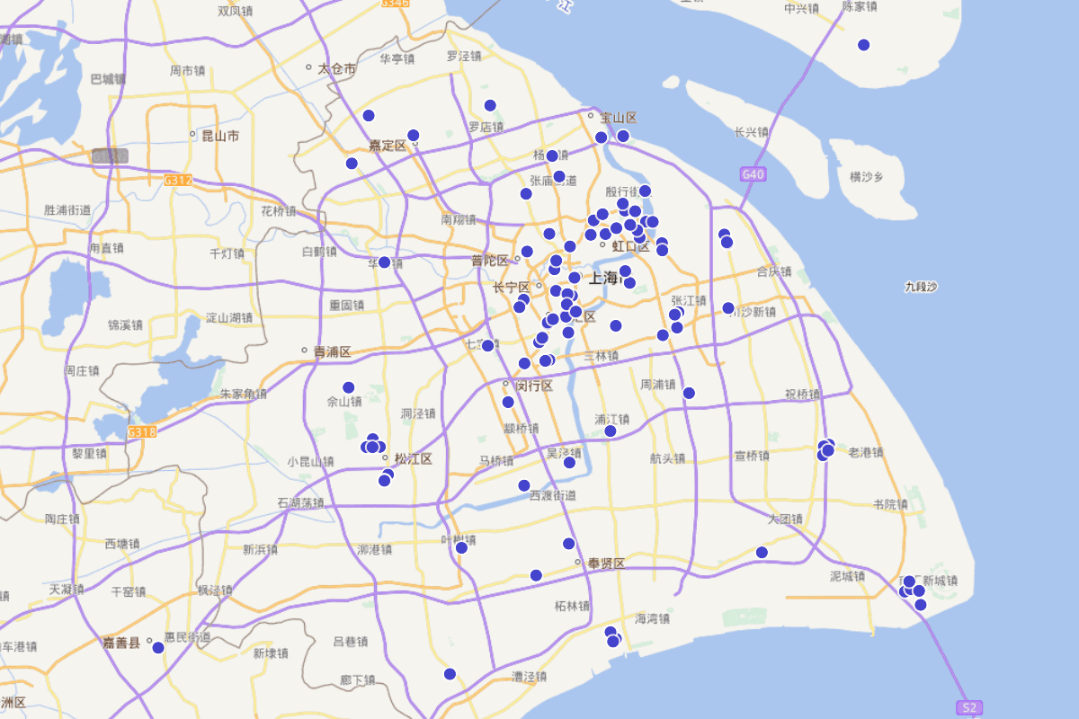 非211高校全景航拍图（上海市）