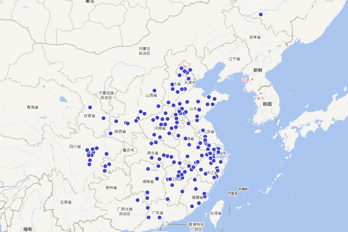 “三言二拍”主人公籍贯分布