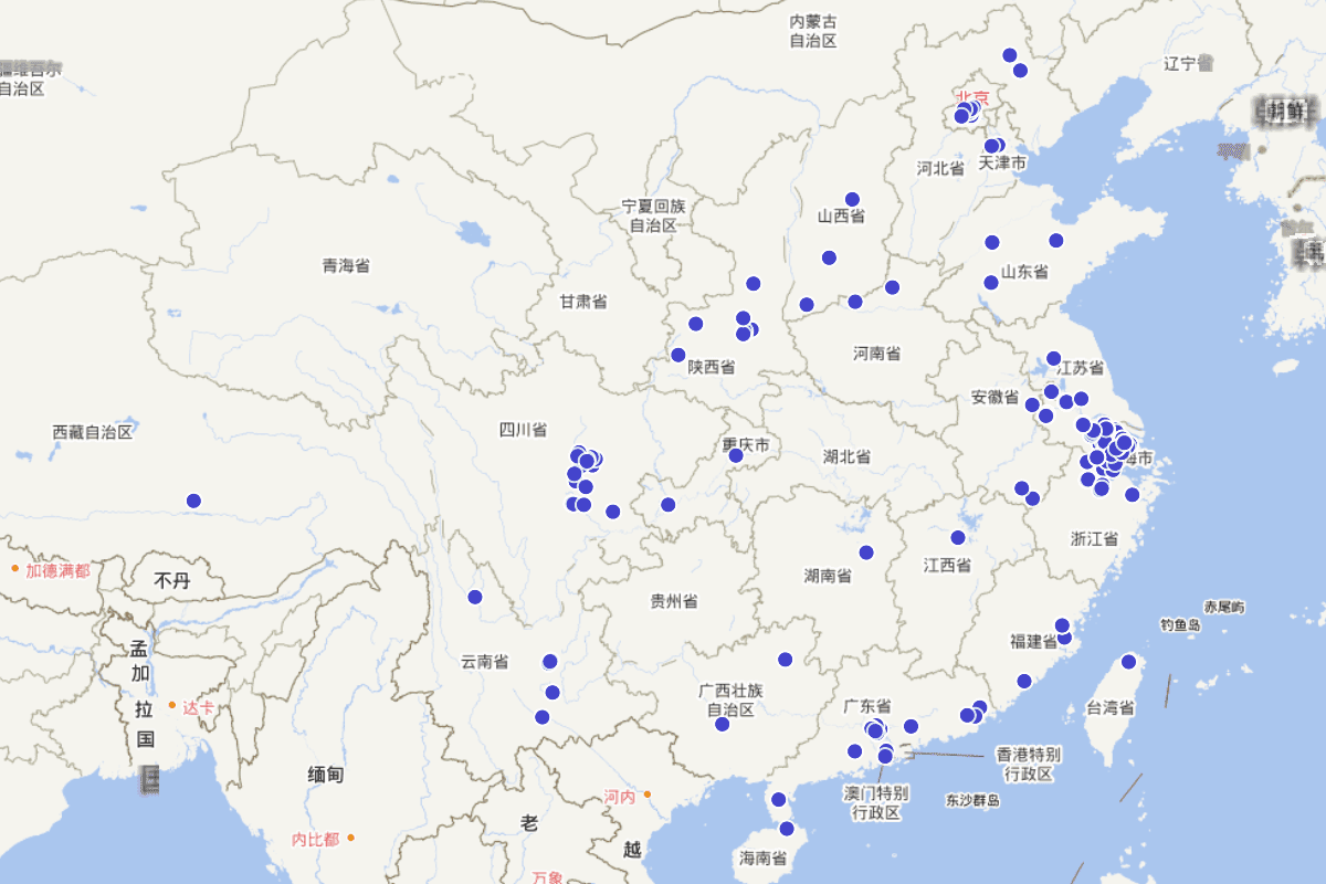 中国传统园林定位查询（附链接）