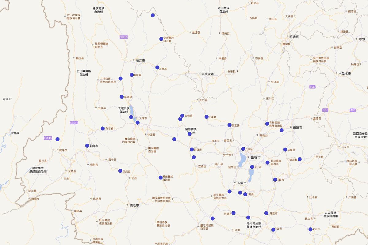 《大明一统志》“明代云南寺观”定位查询