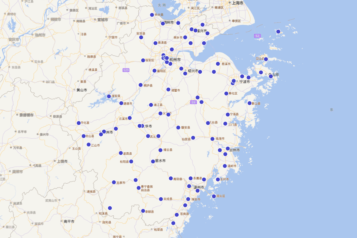 浙江市县疫情风险等级定位查询（截止2020年2月11日数据）