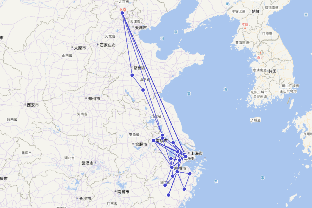 陈子龙行迹图（1608-1647）