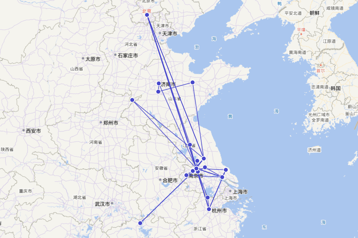 郑板桥行迹图（1693-1765）