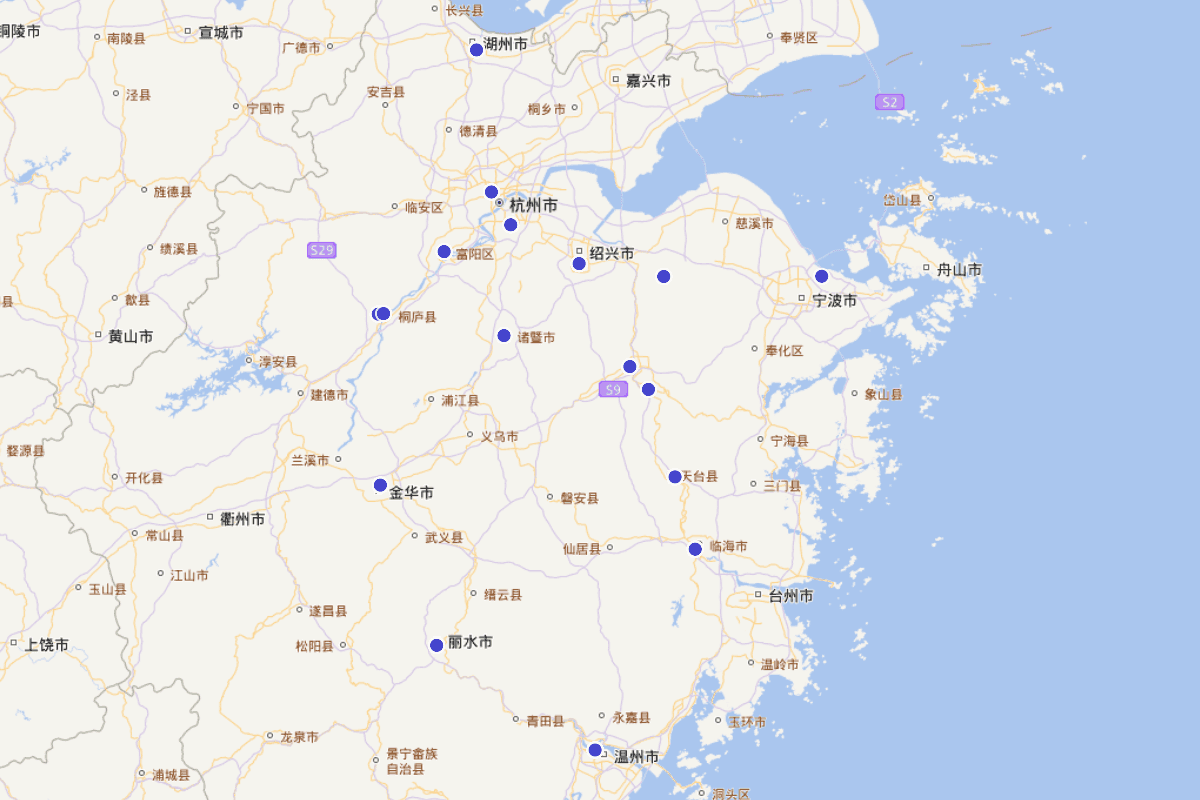 《全唐诗》中有关浙江的诗(第一批1400多首）