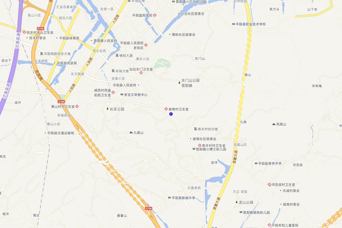 民国平阳县人物志（列女分布图）