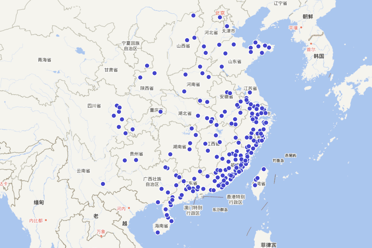 古代林姓人物分布与查询（CBDB数据）