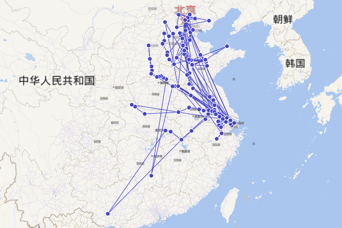 王世贞行迹图（1526-1590）