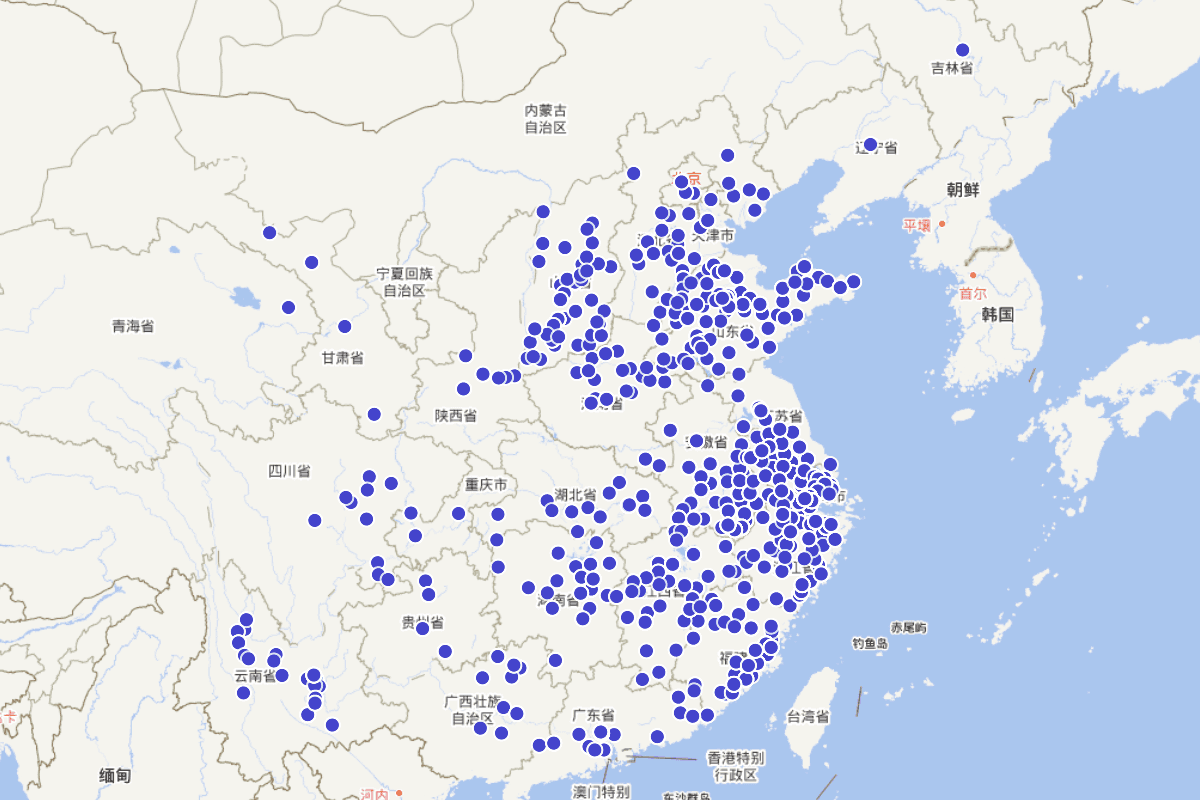 清代藏书家分布及查询