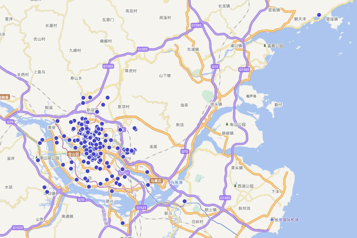 福州历史文化古迹数字地图