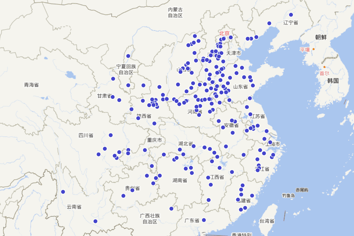 古代田姓人物分布与查询（CBDB数据）
