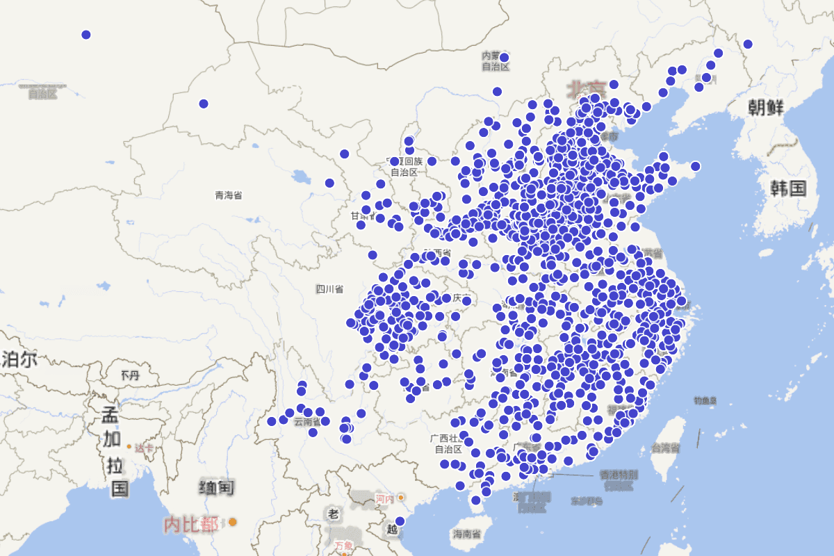 古代李姓人物分布及查询（CBDB数据）