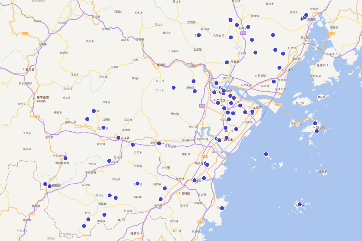 温州市部分旅游景点