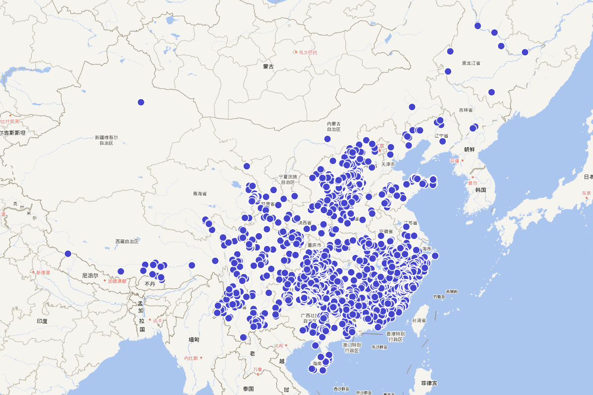 第五批2666个中国传统村落定位查询