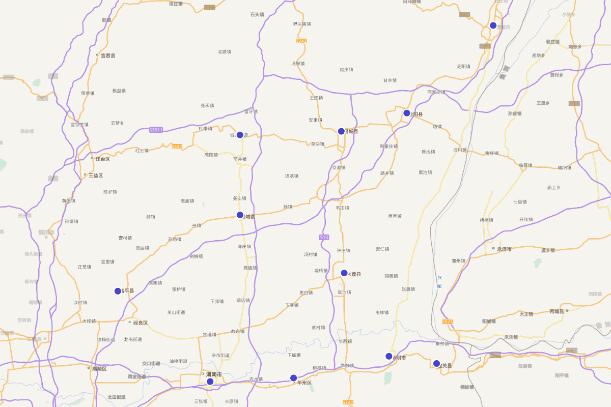 陕西省渭南市县风光片（临渭 大荔 蒲城 澄城 华州 富平 白水 合阳 华阴 潼关 韩城）