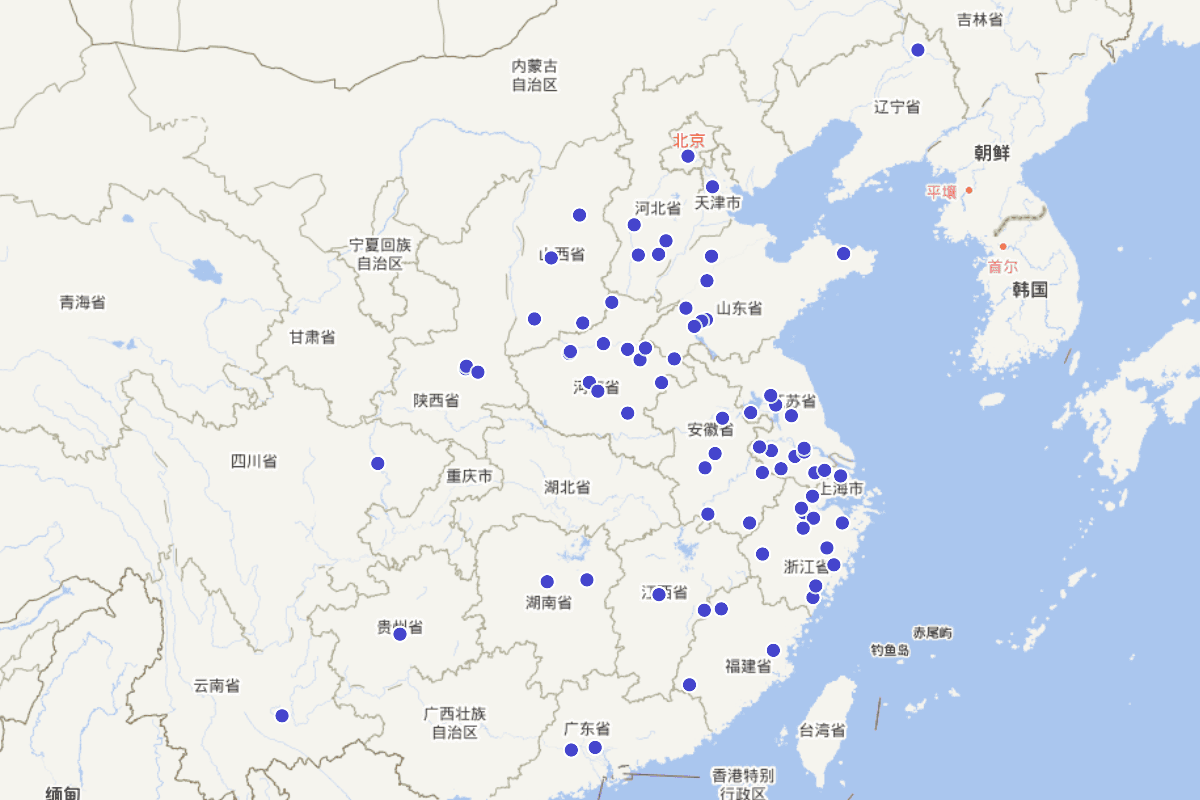 古代孔姓人物分布与查询（CBDB数据）