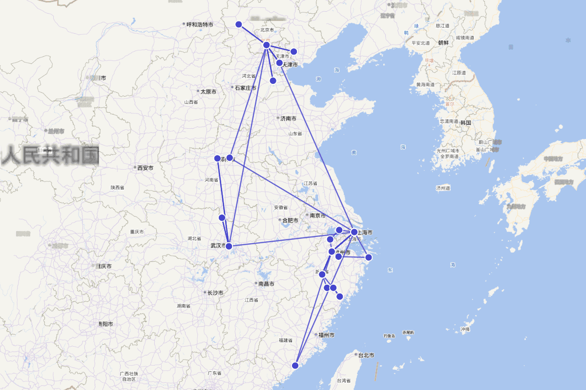 潘漠华行迹图（1902-1934）