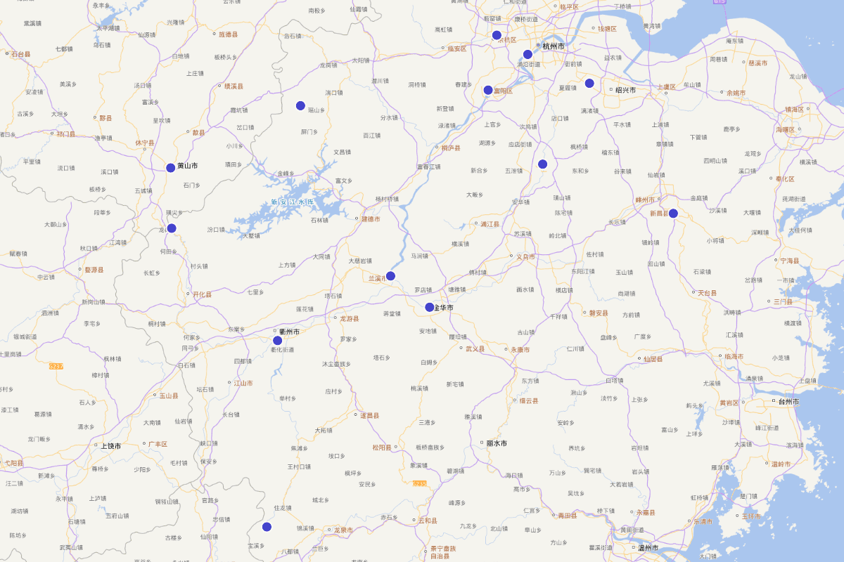 钱塘江代表站降水量特征值