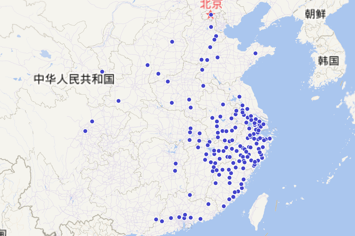 古代叶姓人物分布及查询（CBDB数据）