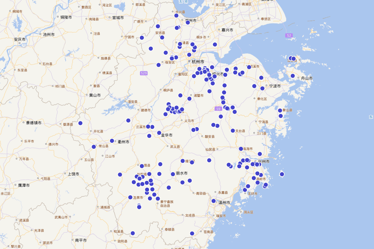数字版浙江禹迹图