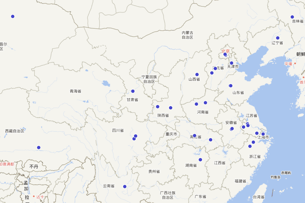 第三批禁止出国（境）展览文物收藏地分布（附文物链接）