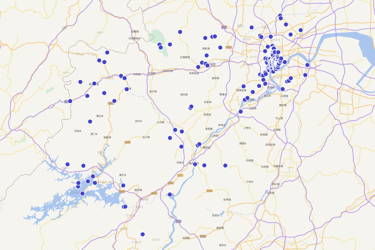 杭州市部分旅游景点