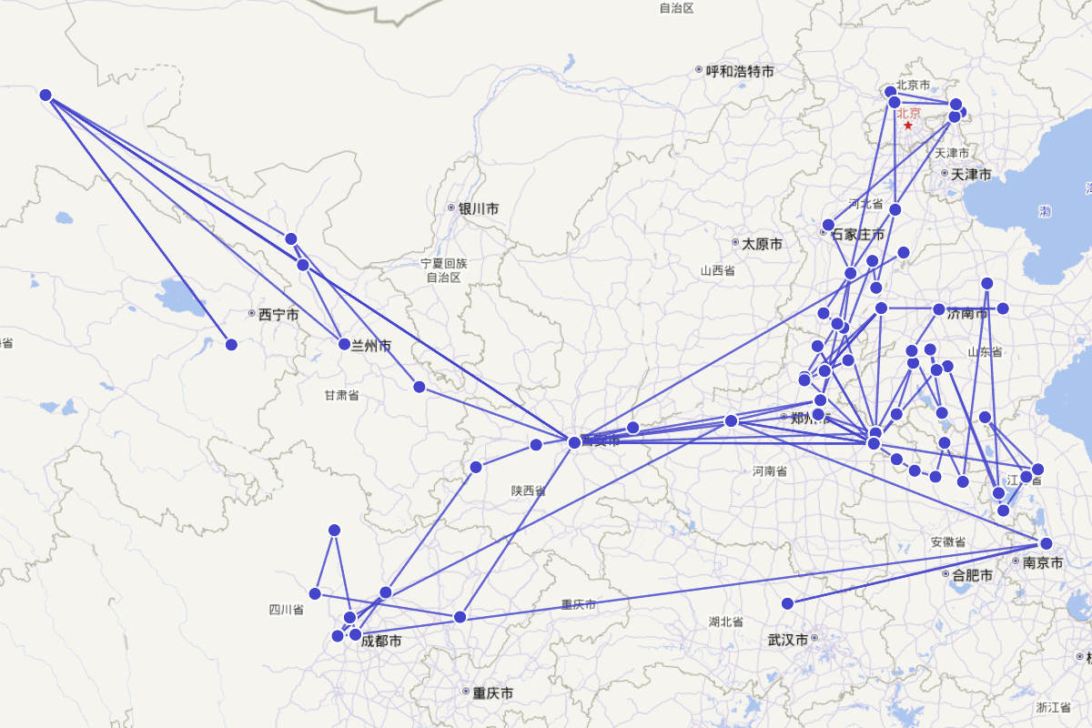 高适行迹图（704-765）