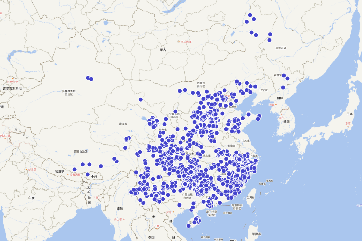 第四批1598个中国传统村落定位查询