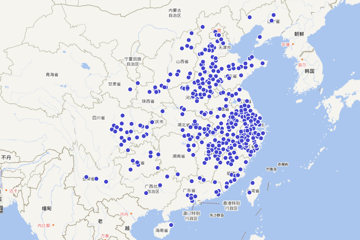 古代徐姓人物分布与查询（CBDB数据）