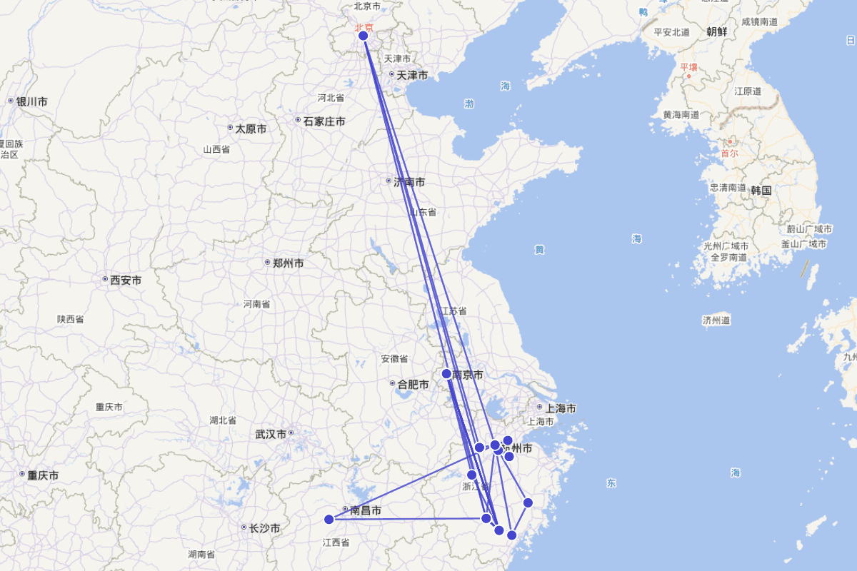 刘基行迹图（1311-1375）