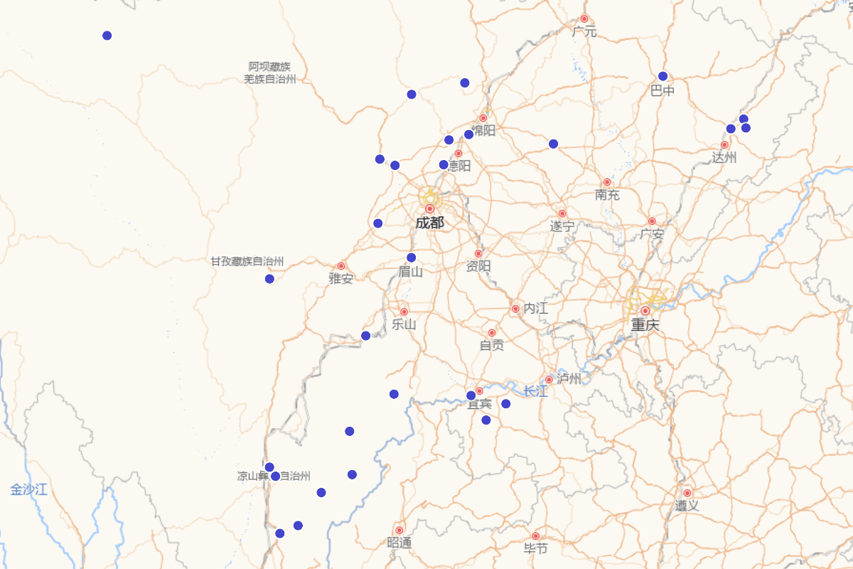 四川省文学非遗分布