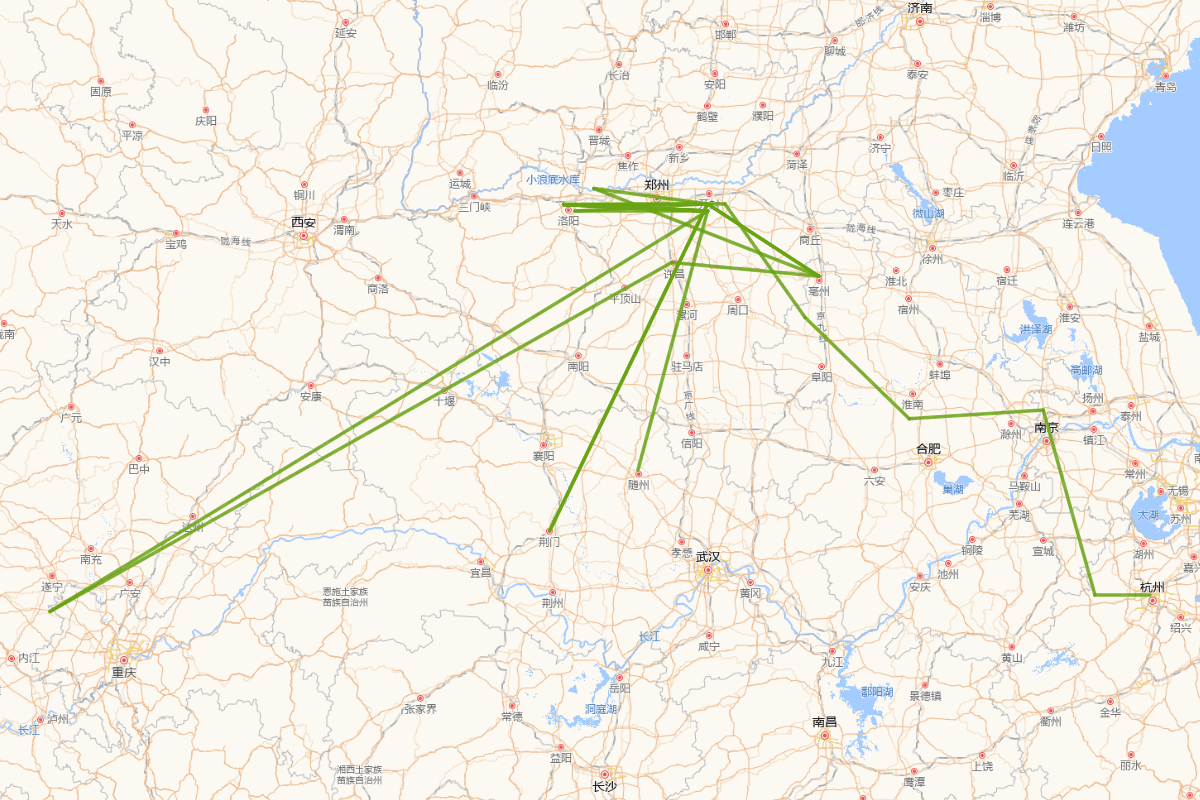 钱惟演（977—1034）行迹图