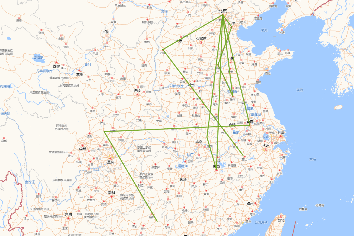 詹景凤行迹图（1532-1602）