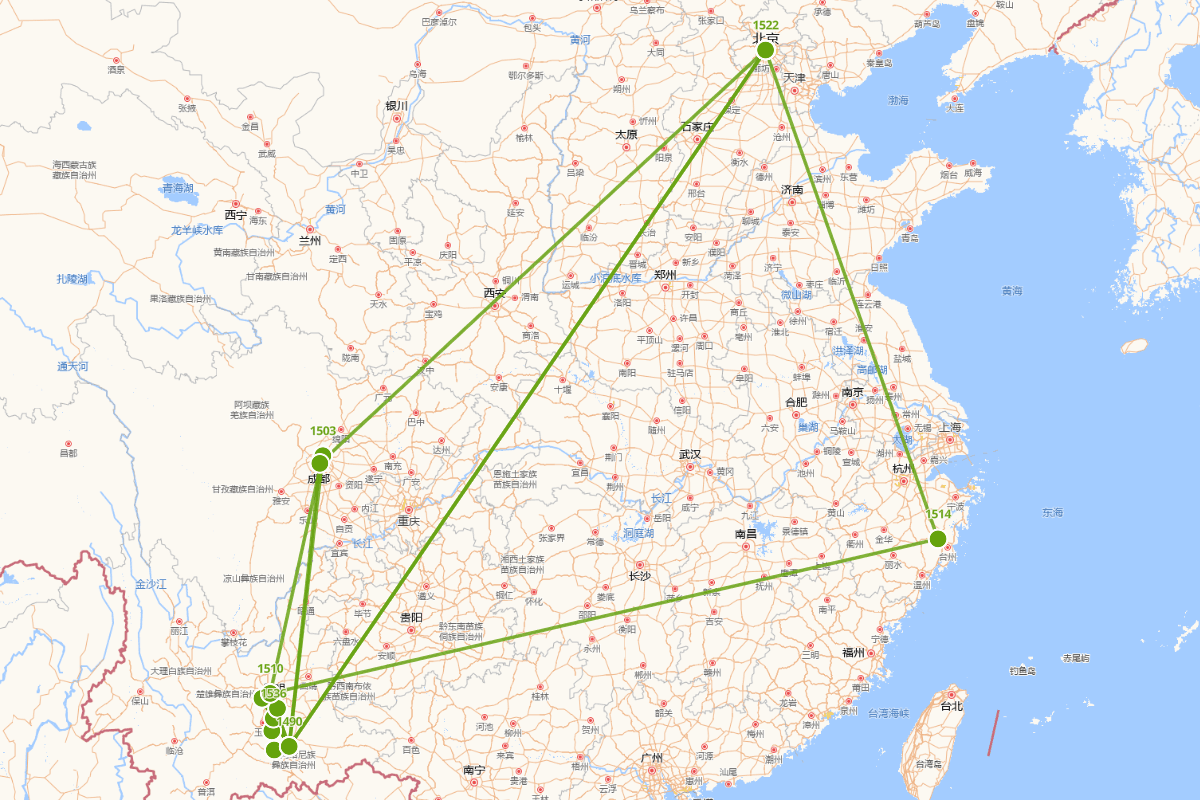 王廷表行迹图（1490-1554）